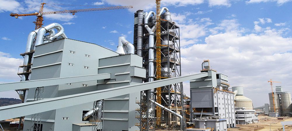 خط إنتاج الأسمنت بطاقة إنتاجية 5000 طن يومياً لصالح مجموعة Dangote في إثيوبيا